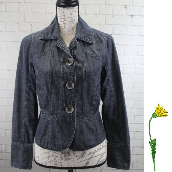 AMX Lightweight Denim Jacket Size Small - Picture 1 of 8